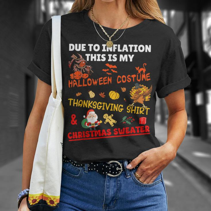 Due To Inflation This Is My Halloween Costume T-Shirt Gifts for Her