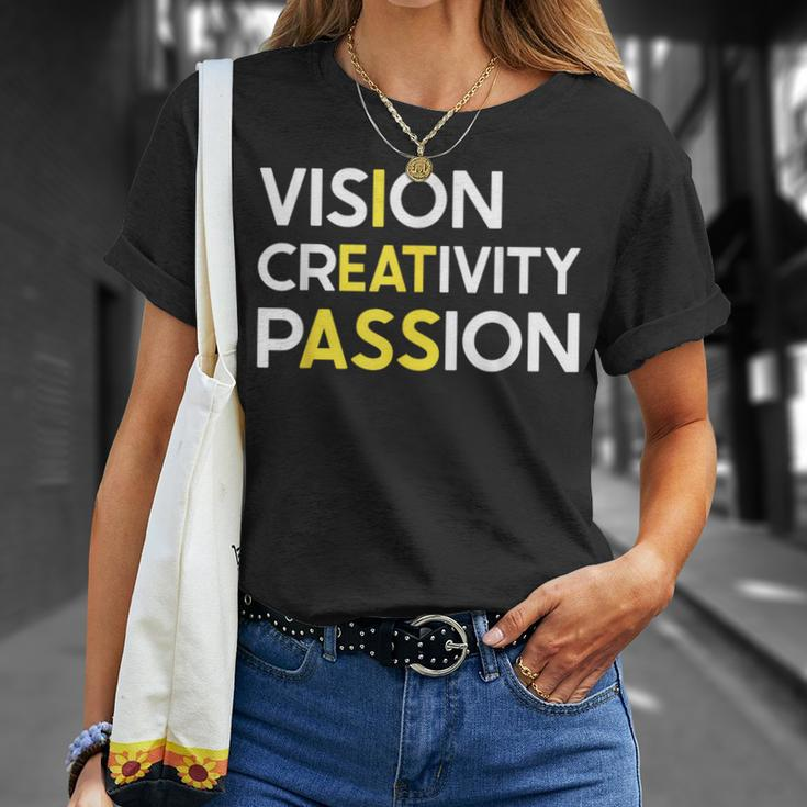 I Eat Ass Vision Creativity Passion Secret Message T-Shirt Gifts for Her