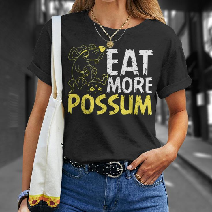 Eat More Possum Funny Trailer Park Redneck Hillbilly Unisex T-Shirt Gifts for Her