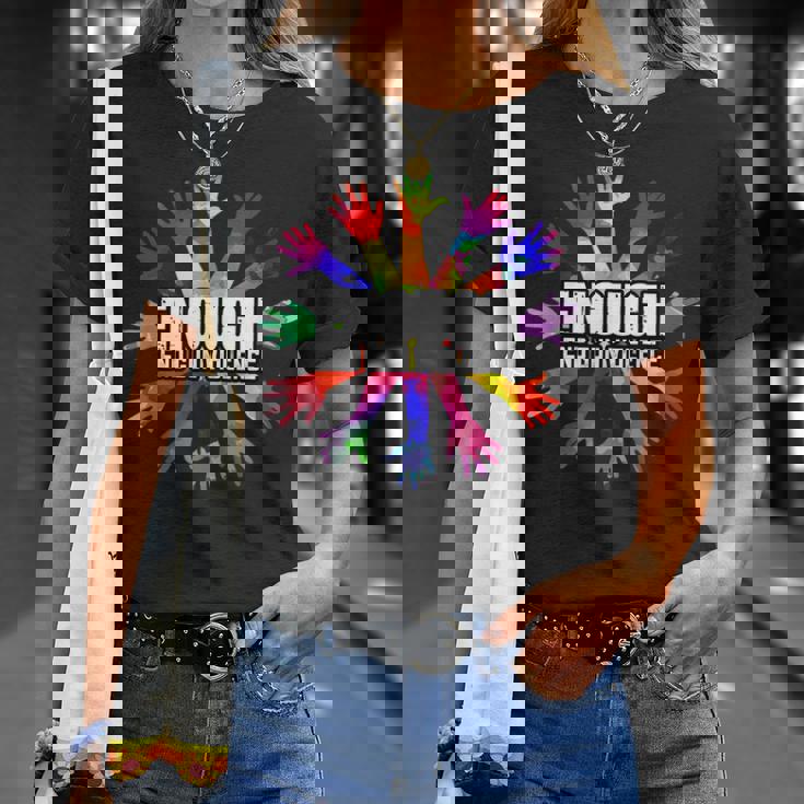 End Gun Violence Enough No More Guns Anti-Guns T-shirt Gifts for Her