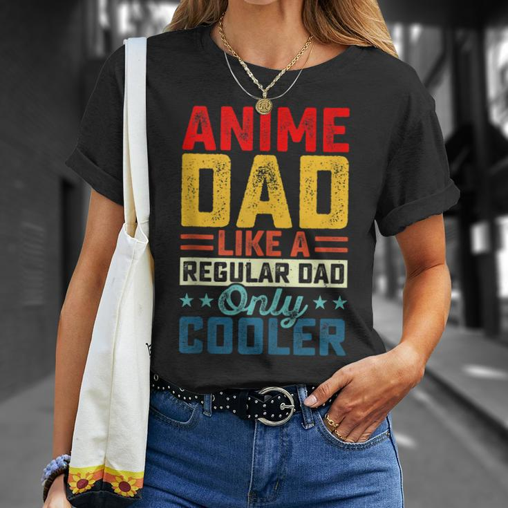 Father’S Day Anime Dad Daddy Father Papa Graphic From Son Gift For Women Unisex T-Shirt Gifts for Her