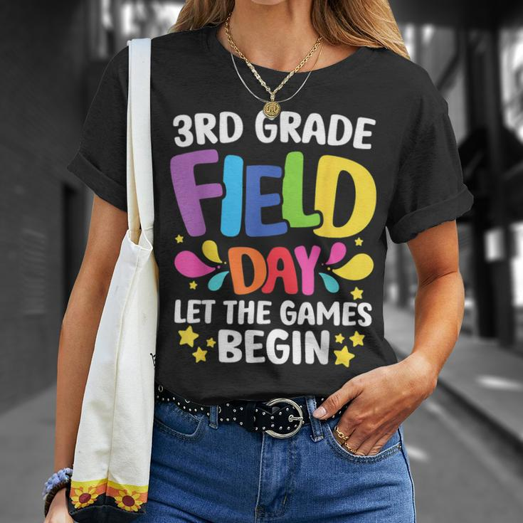 Field Day 2023 Students Field Day 3Rd Grade Let Games Begin Unisex T-Shirt Gifts for Her