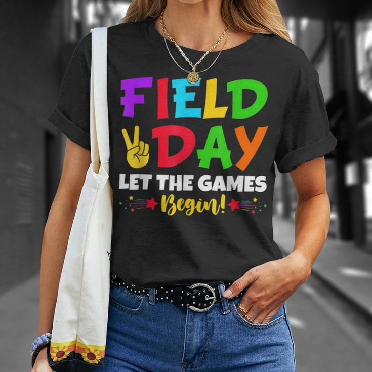 Field Day Let The Games Begin Cool Design Unisex T-Shirt Gifts for Her