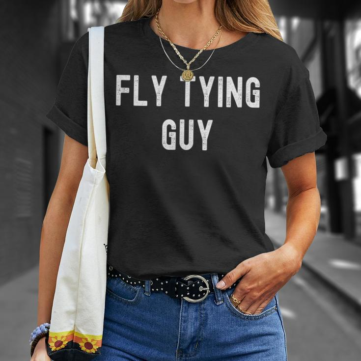 Fly Tying Lover Fly Tying Guy T-Shirt Gifts for Her