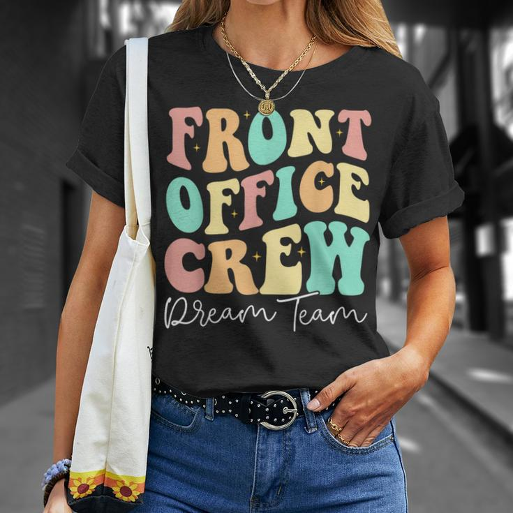 Front Office Crew Dream Team Back To School 2023 T-Shirt Gifts for Her