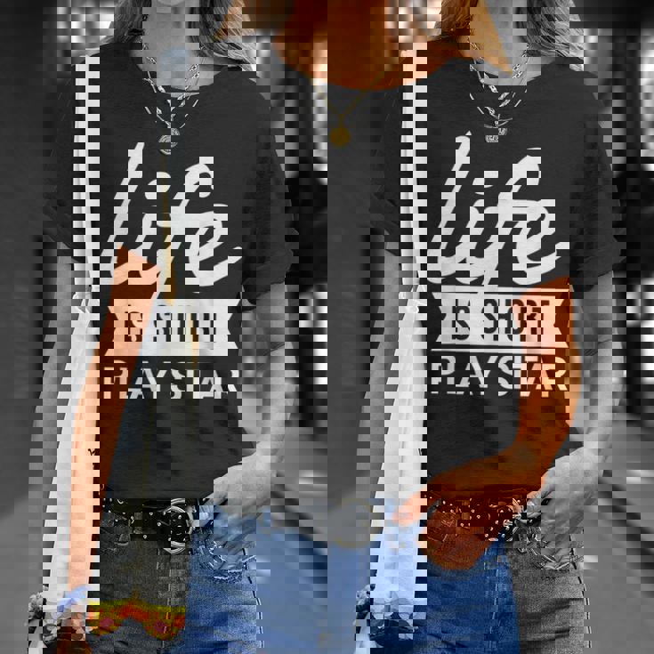 Fun Musician Life Is Short Play Sitar T-Shirt Gifts for Her Fun Musician Life Is Short Play Sitar T-Shirt Gifts for Her