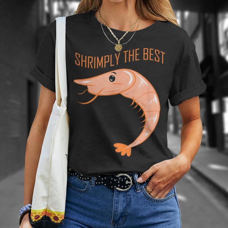 Cartoon Shrimp Lover Seafood For Culinary Chef Prawn T-Shirt Gifts for Her