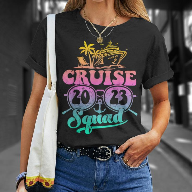 Couples Cruise Squad 2023 Family Vacation T-Shirt Gifts for Her