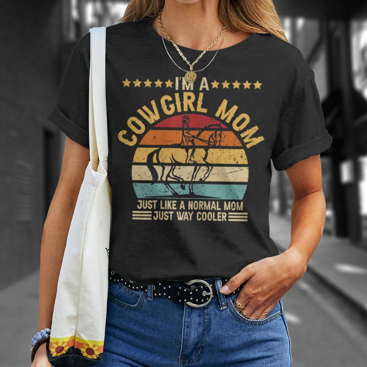 Funny Cowgirl Mom Graphic For Women Cowgirl Western Rodeo Gift For Womens Unisex T-Shirt Gifts for Her
