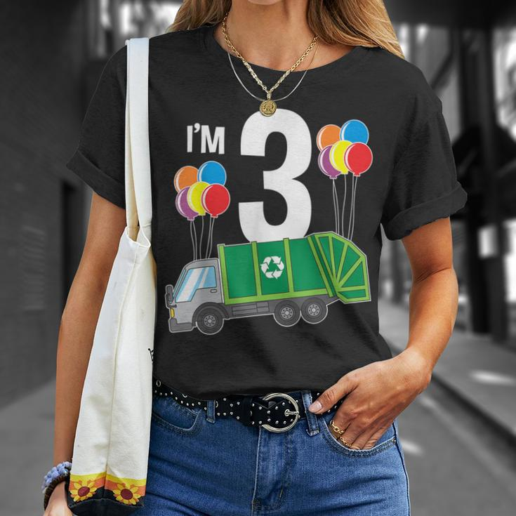 Garbage Truck 3Rd Birthday Party Kid's T-Shirt Gifts for Her