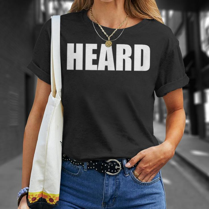 Heard Chef Cook Culinary School Kitchen Talk T-Shirt Gifts for Her