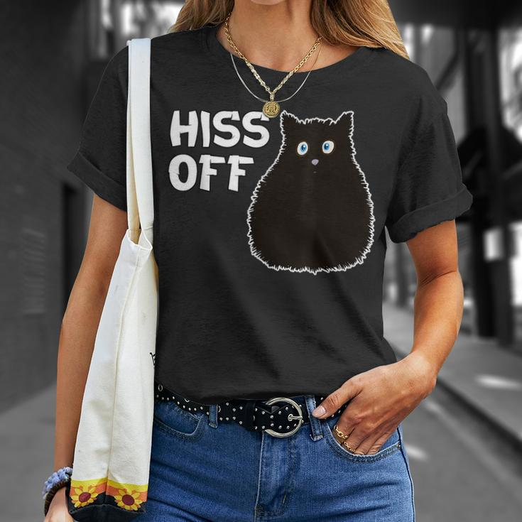 Hiss Off Cat T-Shirt Gifts for Her