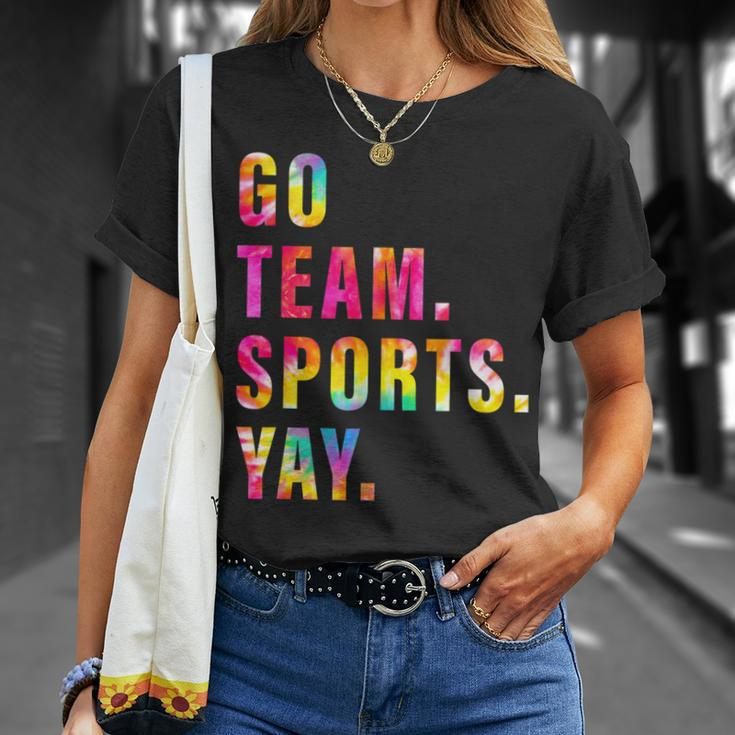 Go Team Sports Yay Sports And Games Competition Team T-Shirt Gifts for Her