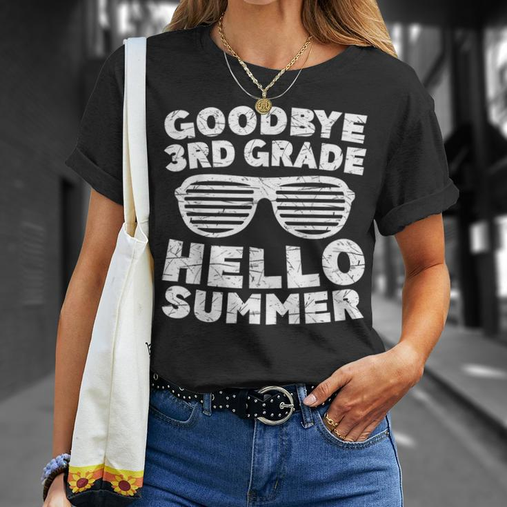 Goodbye 3Rd Grade Hello Summer Third Grade Graduate Unisex T-Shirt Gifts for Her
