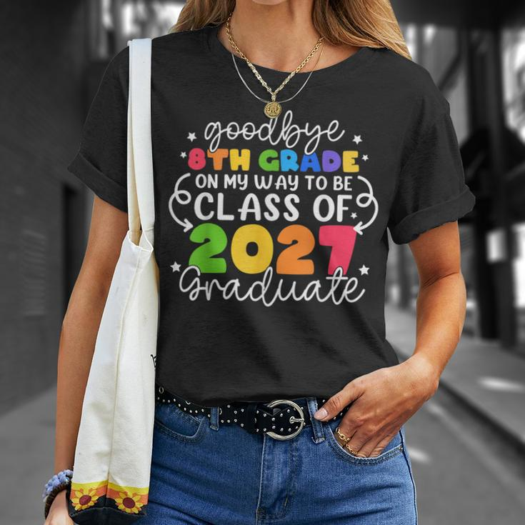Goodbye 8Th Grade Class Of 2028 Graduate 8Th Grade Cute Unisex T-Shirt Gifts for Her