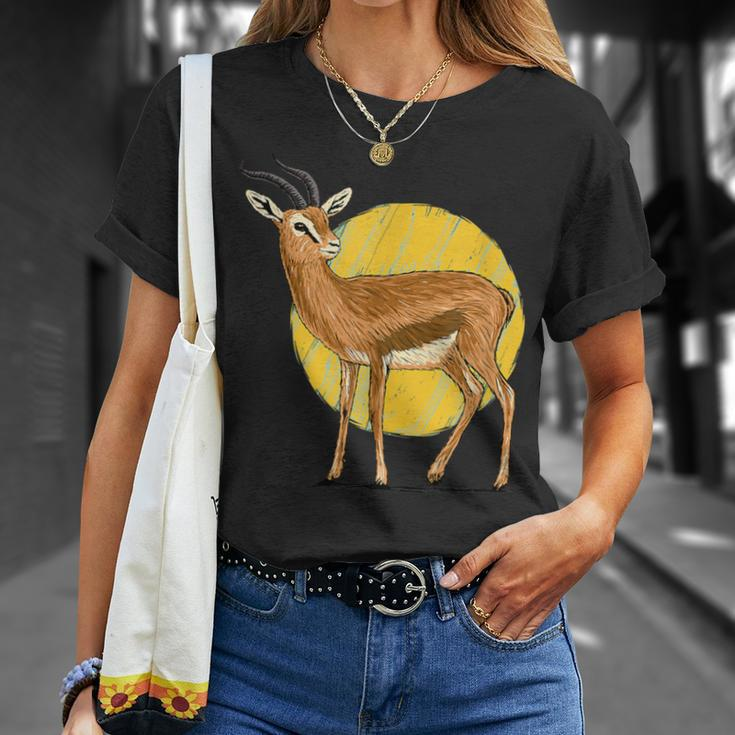 Great Gazelle Thomson Gazelle Savannah Desert African T-Shirt Gifts for Her