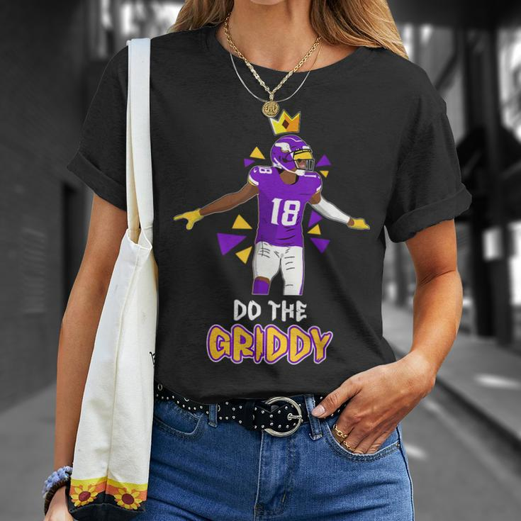 Do The Griddy Griddy Dance Football T-Shirt Gifts for Her