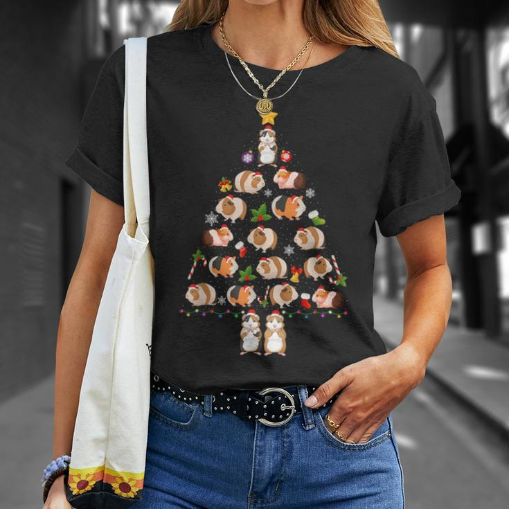 Guinea Pig Christmas Tree Ugly Christmas Sweater T-Shirt Gifts for Her