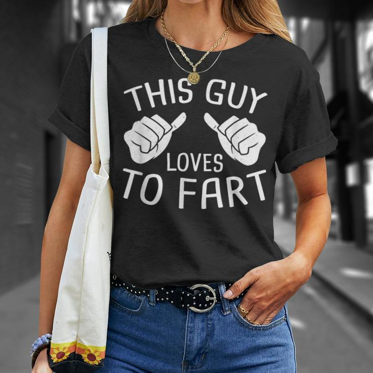 This Guy Loves To Fart T-Shirt Gifts for Her