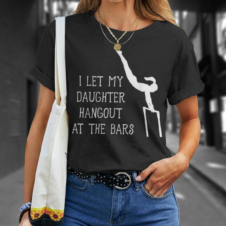 Gymnastics Dad Uneven Bars Unisex T-Shirt Gifts for Her