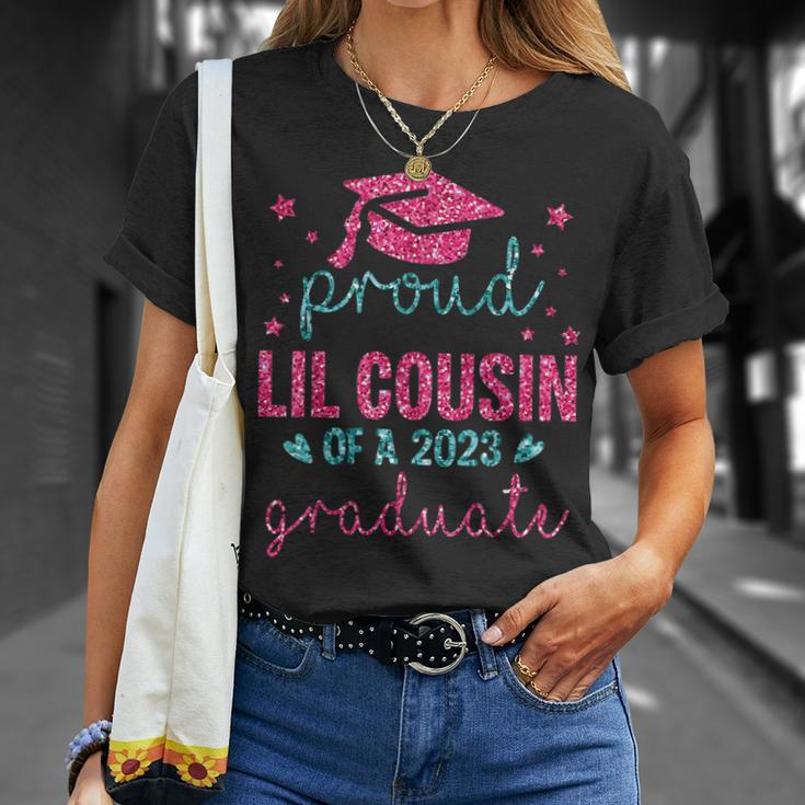 Happy Last Day Of School Proud Lil Cousin Of A 2023 Graduate Unisex T-Shirt Gifts for Her