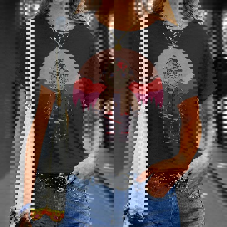 Horror Movie Monster Lazy Halloween Costume Scary Halloween Costume T-Shirt Gifts for Her