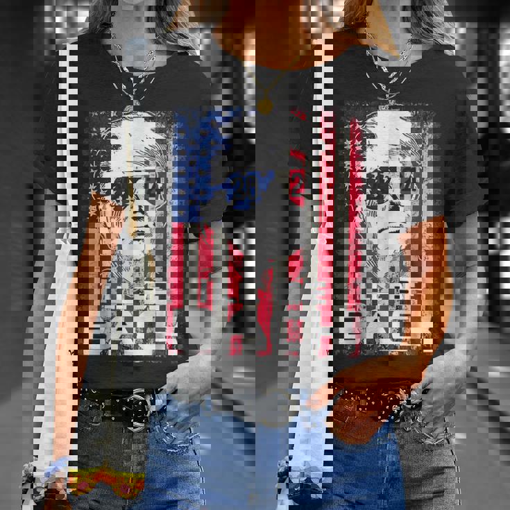 Ill Be Back Trump 2024 Vintage Donald Trump 4Th Of July Unisex T-Shirt Gifts for Her