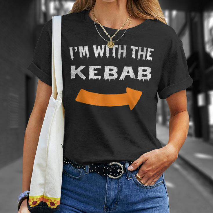I'm With The Kebab Lazy Halloween Costume T-Shirt Gifts for Her