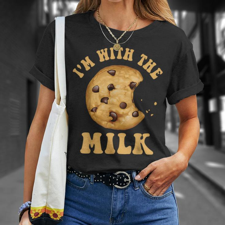 I'm With The Milk And Cookie Couples Matching Costumes T-Shirt Gifts for Her