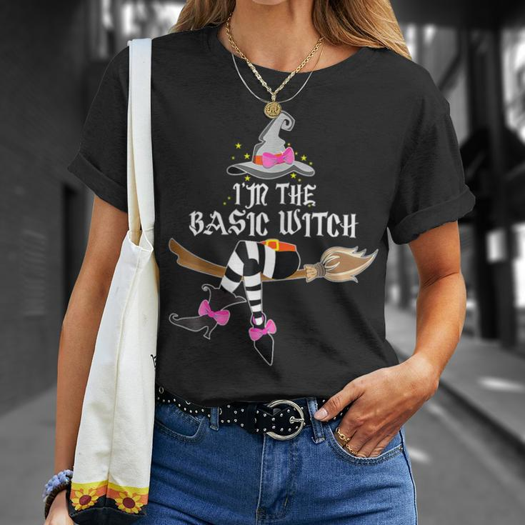 I'm The Basic Witch Halloween Matching Costume T-Shirt Gifts for Her