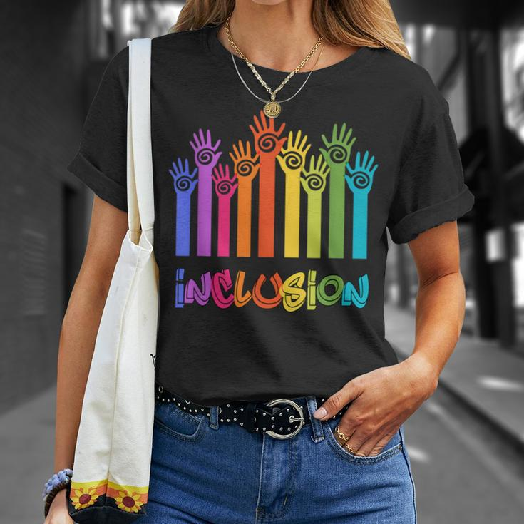 Inclusion Not Exclusion T-Shirt Gifts for Her