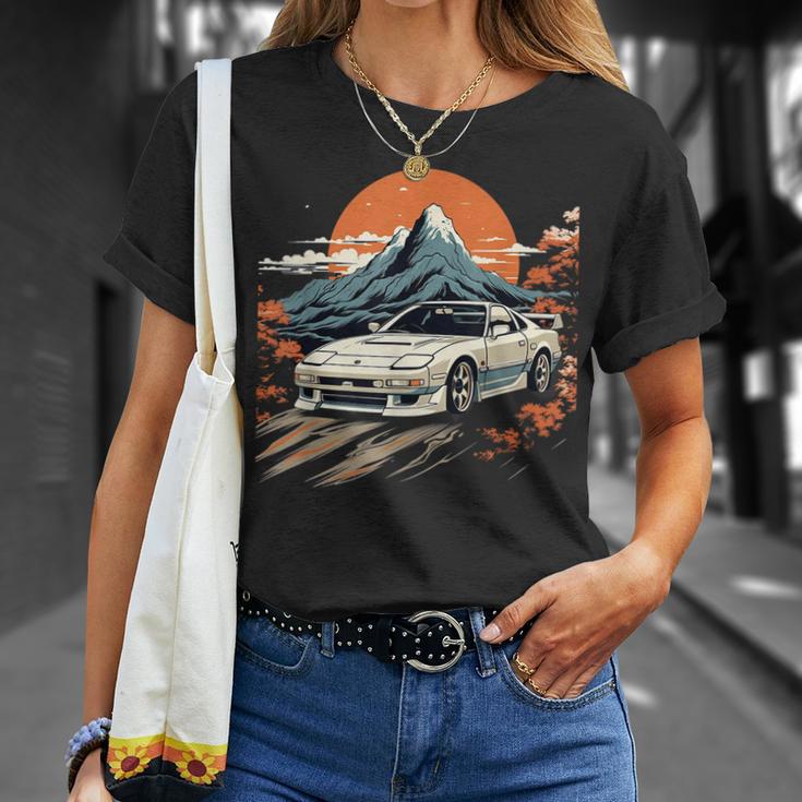 T-shirt Femme Gildan - Coupe Petite - Imprimé Drifting Pneus Brûlants - Neuf Sans étiquettes