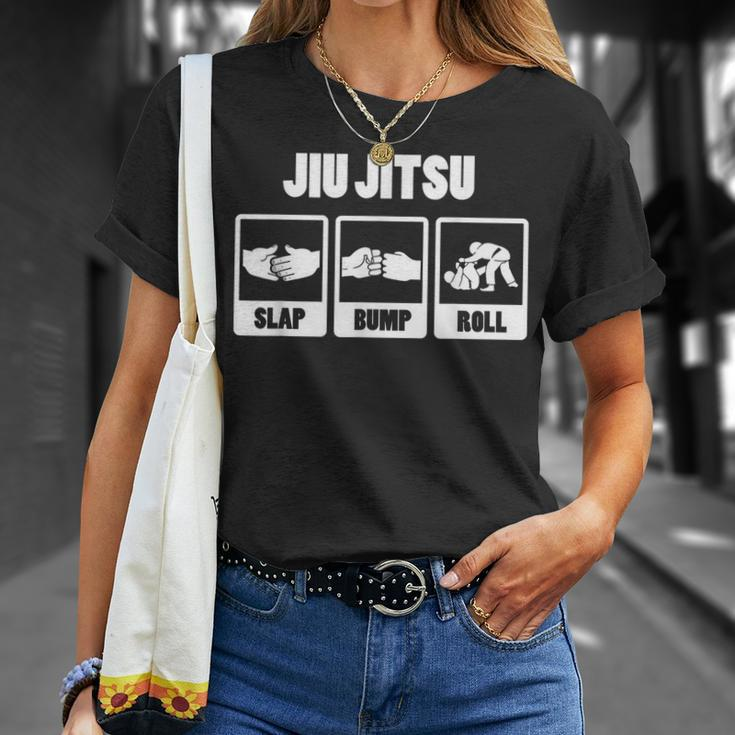 Jiu Jitsu Slap Bump Roll Brazilian Jiu Jitsu T-Shirt Gifts for Her