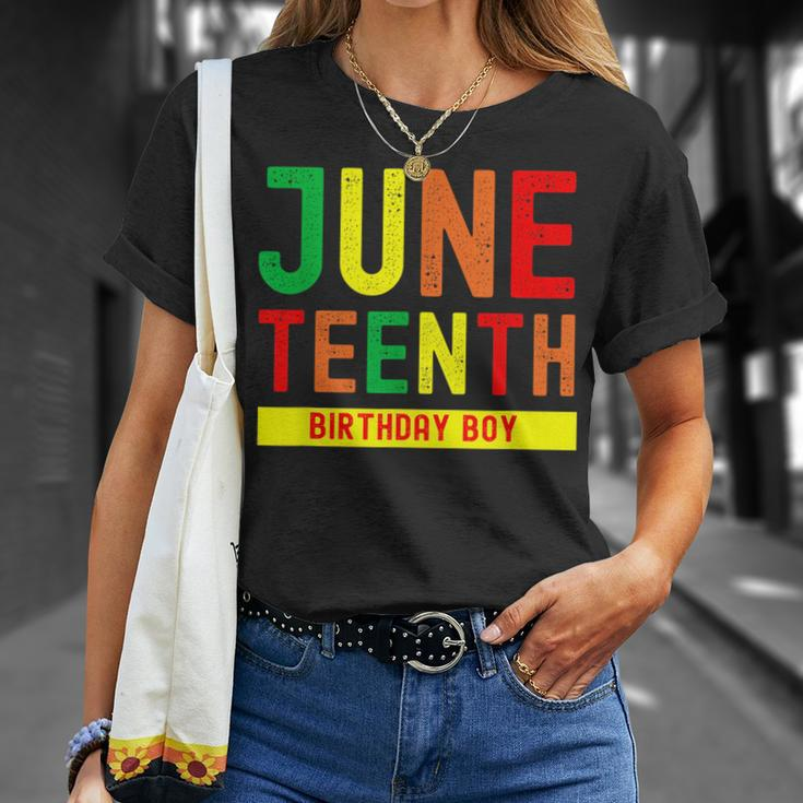 Junenth Birthday Boy | Born On June 19Th Unisex T-Shirt Gifts for Her