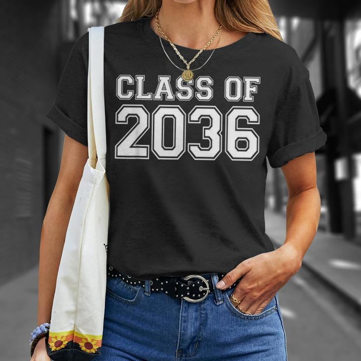 Kindergarten Class Of 2036 First Day School Graduation T-Shirt Gifts for Her