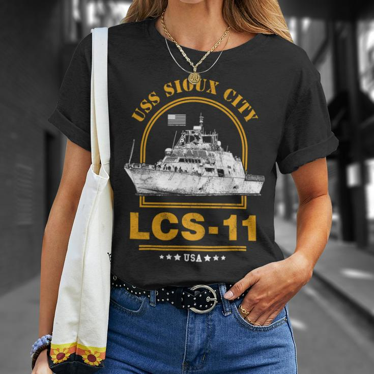 Lcs-11 Uss Sioux City Unisex T-Shirt Gifts for Her