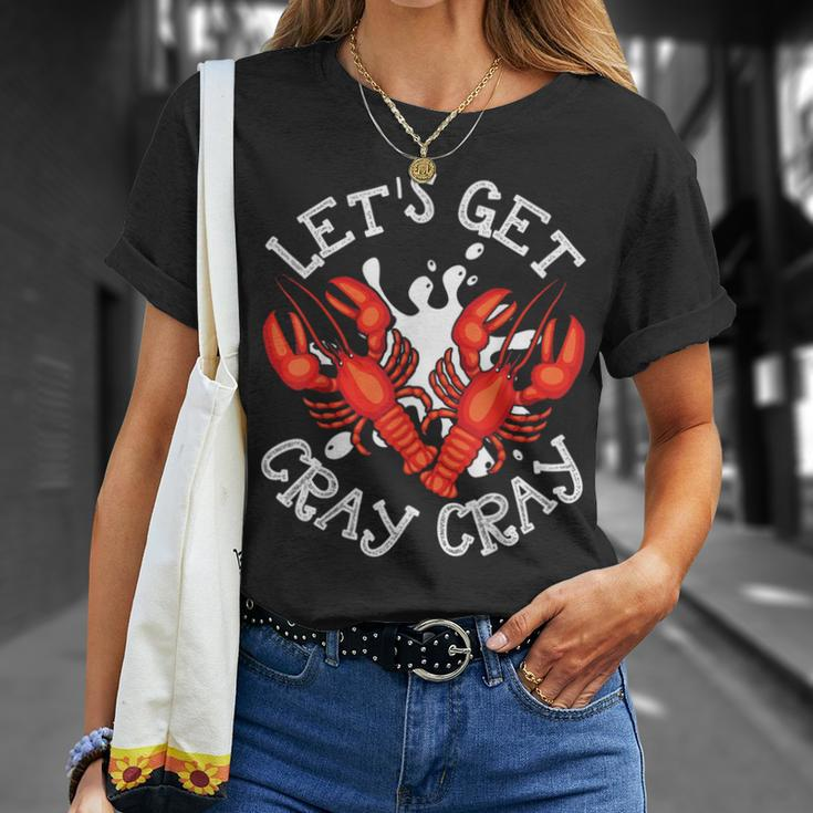 Let's Get Cray Cray Crawfish Crayfish T-Shirt Gifts for Her