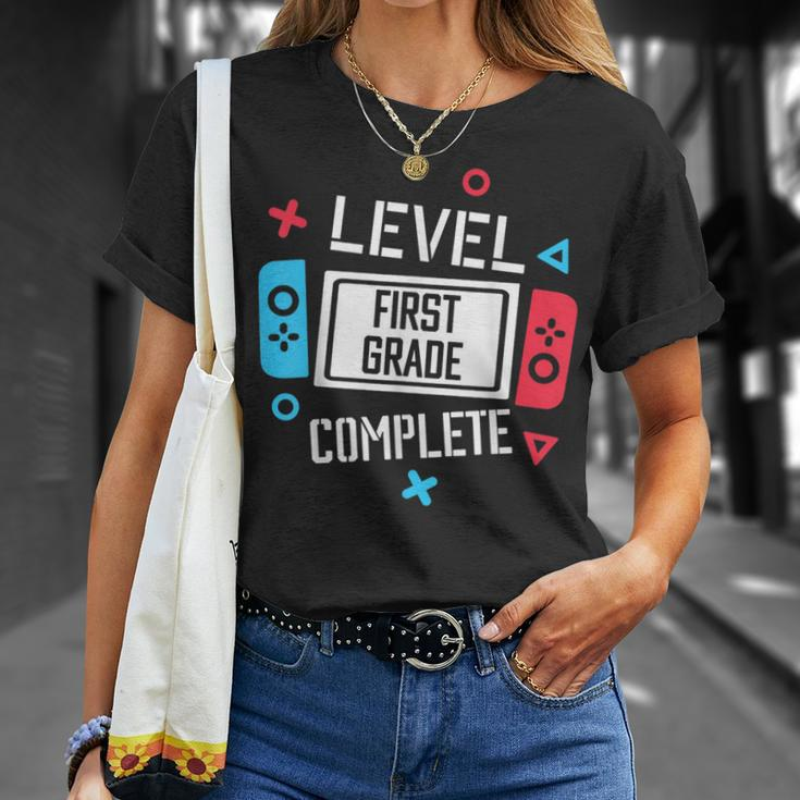Level 1St Grade Complete Video Game Happy Last Day Of School Unisex T-Shirt Gifts for Her