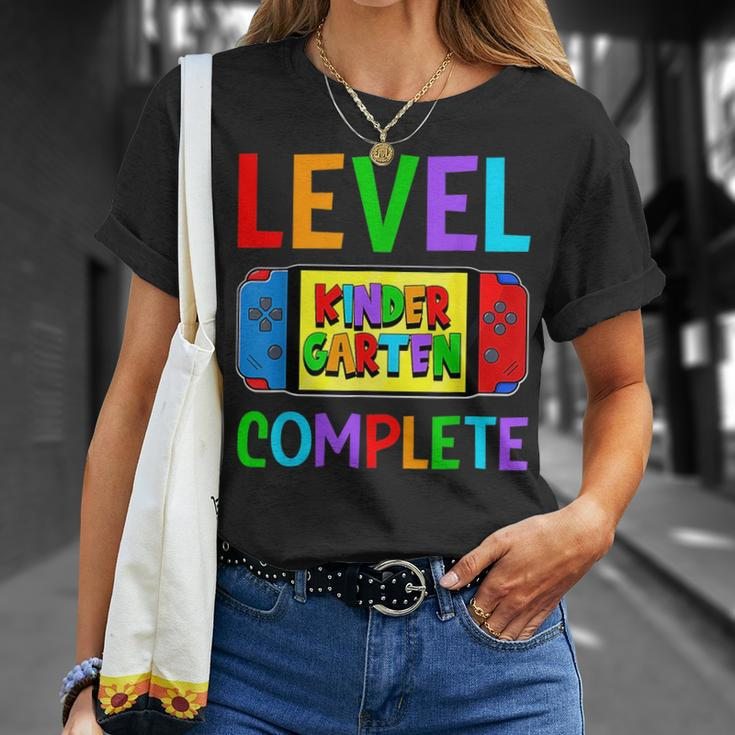 Level Complete Kindergarten Video Game Last Day Of School Unisex T-Shirt Gifts for Her