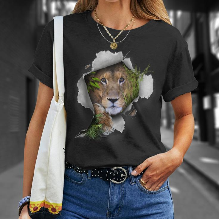 Lion Safari Animal Zoo Animal Lion T-Shirt Gifts for Her