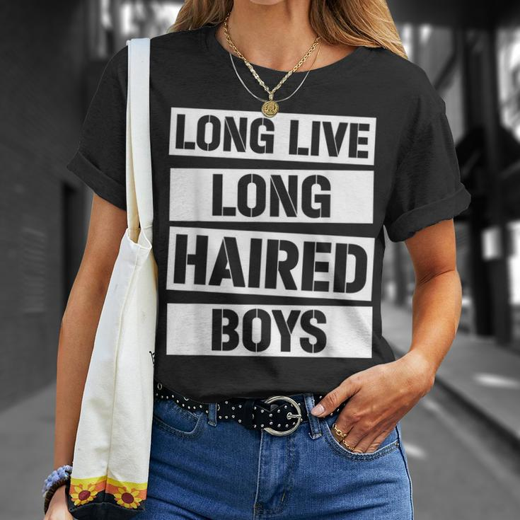 Long Live Long Haired Boys Long Hair Long Hair Kids Men Boy Unisex T-Shirt Gifts for Her