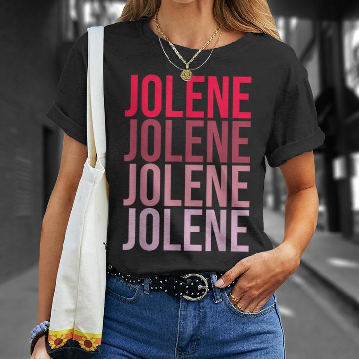I Love Jolene First Name Jolene T-Shirt Gifts for Her