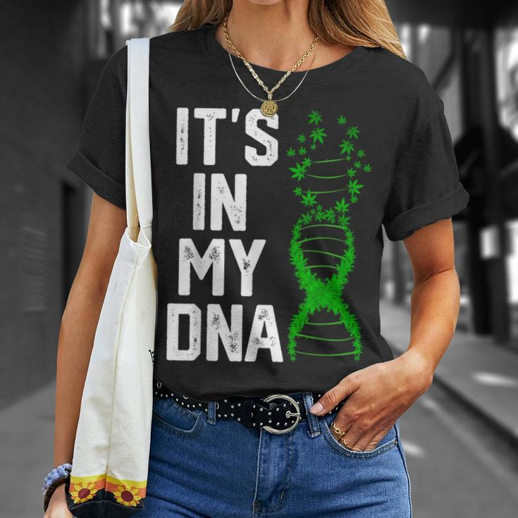 Marijuana It's In My Dna Weed Cannabis Elegant T-Shirt Gifts for Her