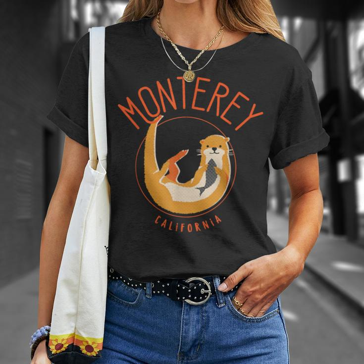 Monterey California Sea Otter T-Shirt Gifts for Her