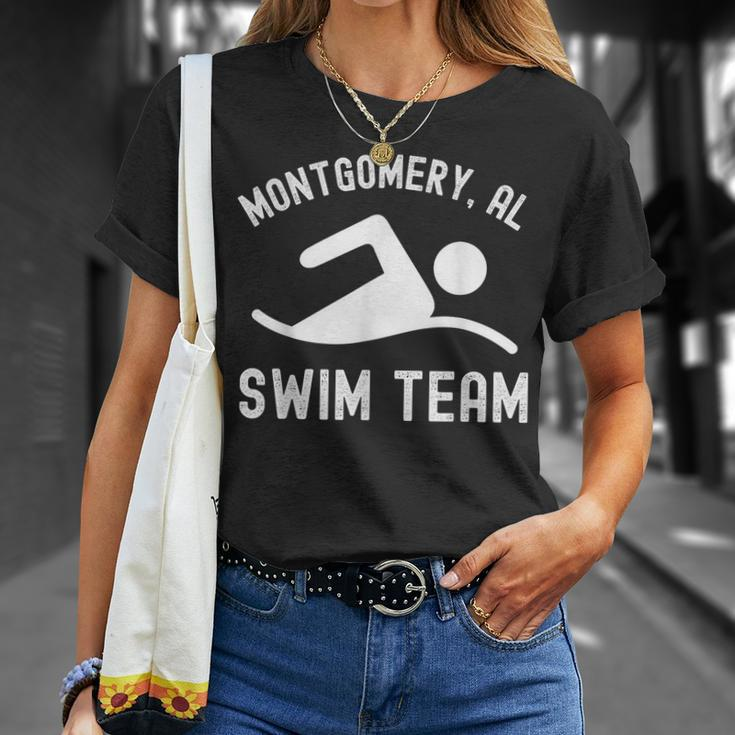 Montgomery Alabama Swim Team Riverfront Boat Brawl T-Shirt Gifts for Her