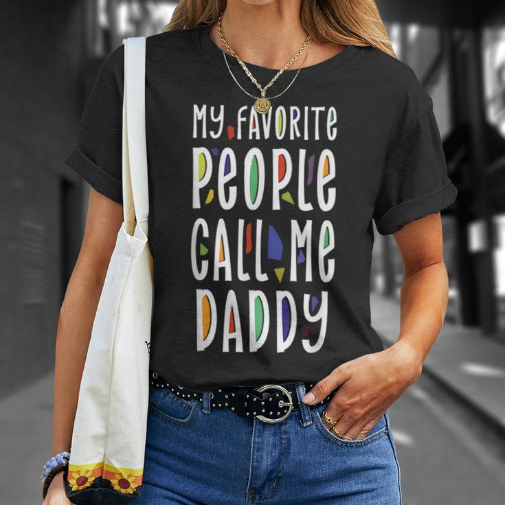 My Favorite People Call Me Papa For Grandpa Fathers Unisex T-Shirt Gifts for Her