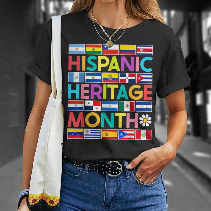 National Hispanic Heritage Month Mes De La Herencia Hispana T-Shirt Gifts for Her