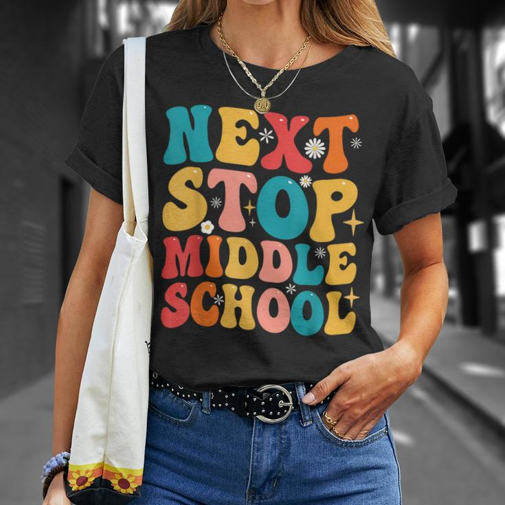 Next Stop Middle School Funny Graduate 5Th Grade Graduation Unisex T-Shirt Gifts for Her