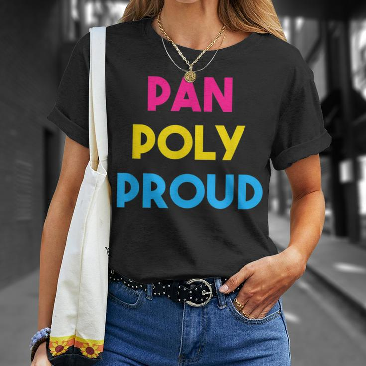 Pan Poly Proud Pansexual Pride Unisex T-Shirt Gifts for Her