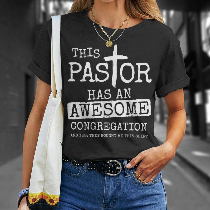 This Pastor Has An Awesome Congregation T-Shirt Gifts for Her